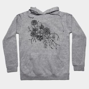 Succulent Vibes - Nature, floral design, plant lover Hoodie